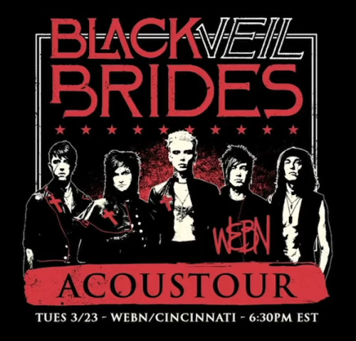 Black Veil Brides - Virtual Radio Acoustic Tour on 102.7 WEBN (2021)