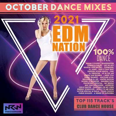 VA - EDM Nation: October Dance Mixes (2021) MP3. Скачать торрент